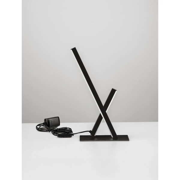 Geometryczna lampa stołowa TALVORA LE45450 LED 11W 3200K czarny