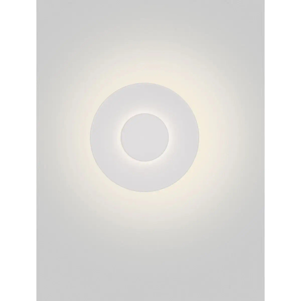 Okrągła lampa ścienna na taras FILOREZ LE75184 LED 12W 3000K IP65 biała