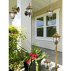 Zewnętrzna LAMPA ścienna FLORENCJA 302564 Polux metalowa OPRAWA elewacyjna retro outdoor IP43 patyna przezroczysta