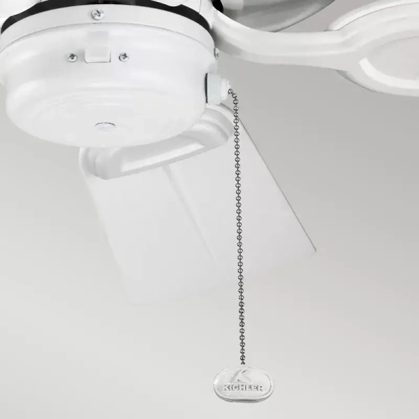Wentylator z lampą LED Kevlar biały KLF-KEVLAR-42-WHT IP44 tarasowy