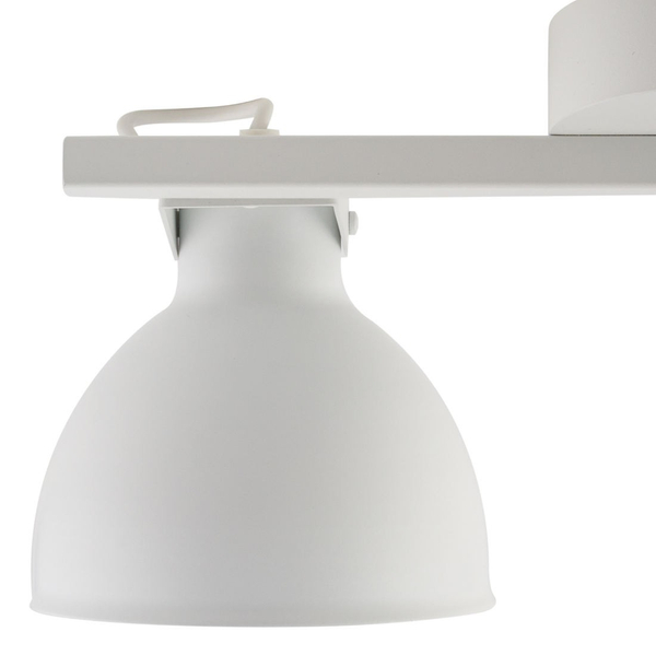 Metalowa lampa sufitowa MARS Sigma industrialny plafon białe