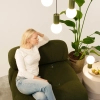 Łazienkowa lampa sufitowa HALO SL.1723 kulista szklana biała oliwkowa