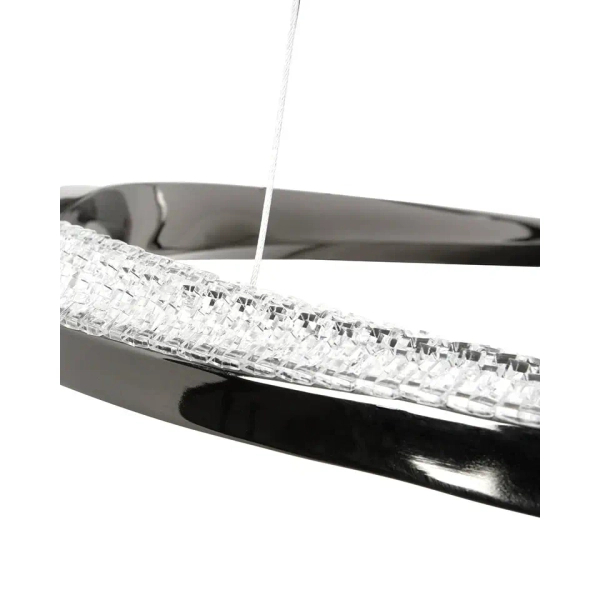 Pierścieniowa lampa wisząca ANILLO czarna MSE1501100600 2xLED 41W 3000K ringi