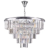 Kryształowa lampa wisząca Eulalia EUL1250 glamour kryształki chrom
