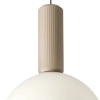 Wisząca lampa kulista TESTA beżowa biała 33-50908 3xG9 potrójna do jadalni