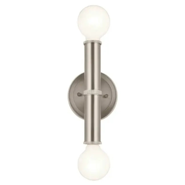Podwójna lampa ścienna Torche QN-TORCHE-2W-BN LED 3W 3000K IP44 nikiel