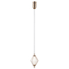 Druciana lampa wisząca Sevil PND-34403-1-HBR LED 5W 3000K diament złoty
