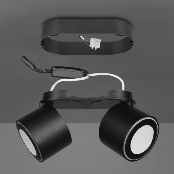 Lampa nasufitowa TAURUS 652910232 Trio LED 5W 3000K do jadalni czarna