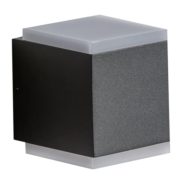 Naścienna lampa sypialniana Arbax AZ4342 Azzardo kwadrat czarna