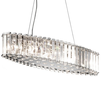 Łazienkowa lampa wisząca Crystal Skye KL-CRYSTAL-SKYE-ISLE Kichler kryształki IP44 chrom