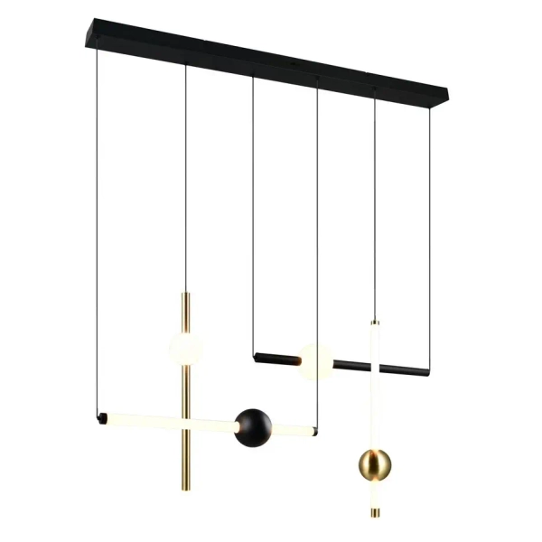 Designerska lampa wisząca Melita 331510680 LED 21W 2300-4000K czarny złoty