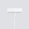 Podłużna lampa wisząca Karbon SL.1535 minimalistyczna tuba biała OUTLET