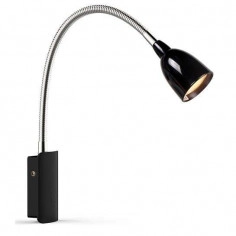 Kinkiet LAMPA ścienna TULIP 105940 Markslojd metalowa OPRAWA LED 2,5W 3000K peszel czarny