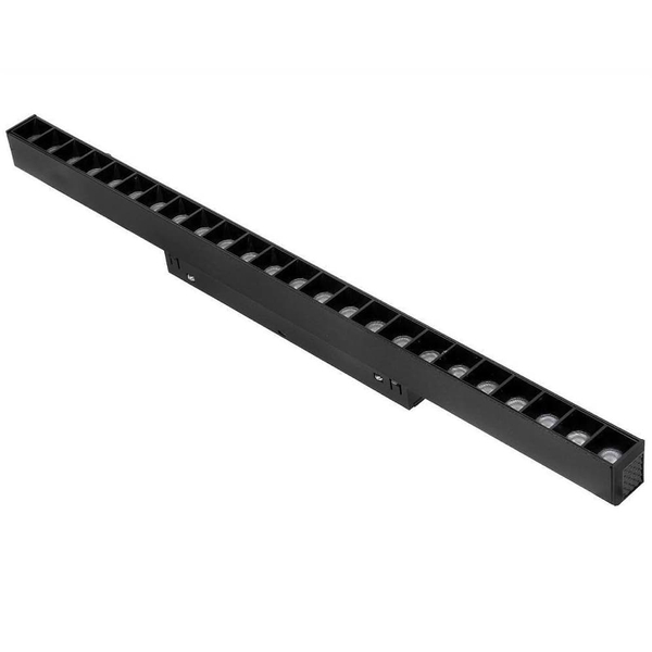 Szynowa lampa z diodami magnetyczna 3-fazowa 811 Domeno LED 24W 3000K czarna