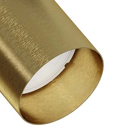 Regulowany downlight pokojowy Mono 7778 reflektorek czarny mosiądz