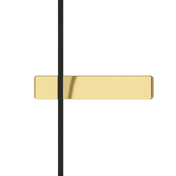 Złoty kinkiet do sypialni Bene Parette ścienna lampa LED 7W 3000K