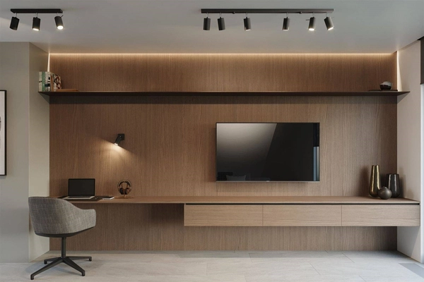 Przysufitowa lampa Ring SL.0094 Sollux reflektorki czarne