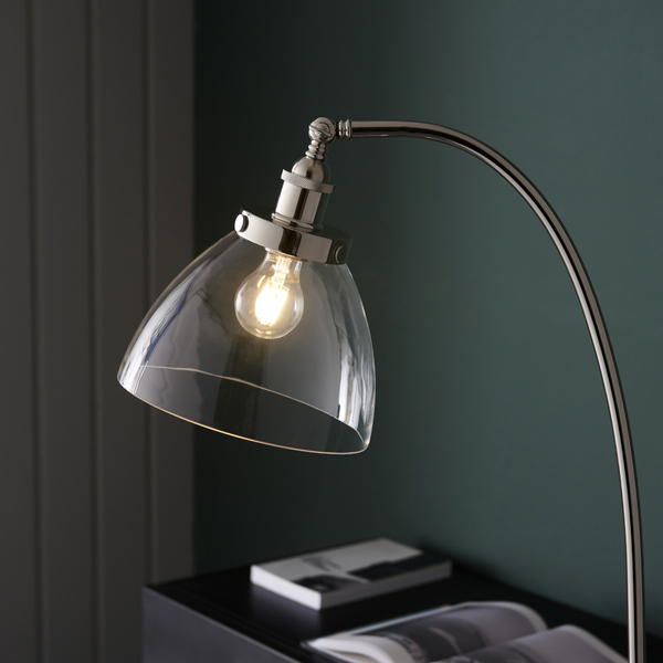 Podłogowa lampa salonowa L&-197591 Light& regulowana nikiel