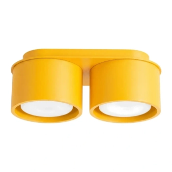 Podwójna lampa sufitowa MODO żółta SL.2475 2xGx53 metalowa tuba