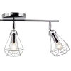 Chromowana lampa sufitowa 8414/3 8C metalowa do salonu