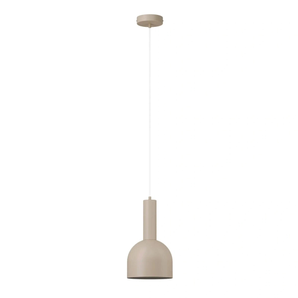 Lampa wisząca kaszmirowa VITRUM dzwonek 1xE27 metalowa do salonu 41548