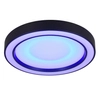 Plafon sypialniany Arco R65091432 RL Light LED 22W 2700-6000K funkcja RGB czarny