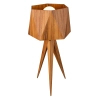Drewniana lampka stołowa Angular QN-ANGULAR-TL-TEAK brązowy