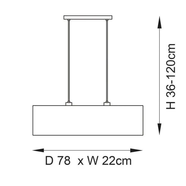 Wisząca lampa drewniana Longshore 101692 beżowy czarny