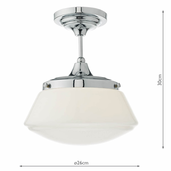 Lampa sufitowa do łazienki Caden CAD0150 Dar Lighting