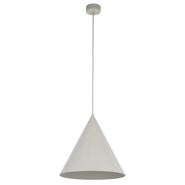 Wisząca lampa trójkątna CONO 10056 do salonu beżowy
