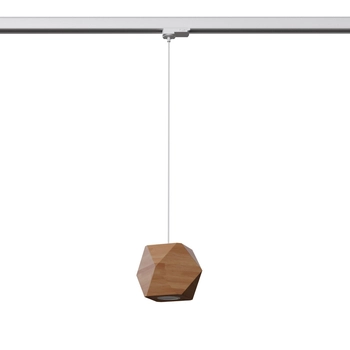Lampa wisząca 3-fazowa do salonu WOODY MYL.00168 drewniana biała