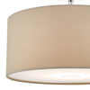 Wisząca lampa z abażurem Waco SP65+RON6529 Dar Lighting  czarna beżowa