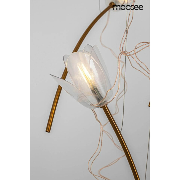 Dekoracyjna lampa wisząca Tulippe MSE1501100169 Moosee kaskada złota