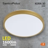Sufitowa lampa złota KERN 318725 okrągły plafon LED 15W 4000K