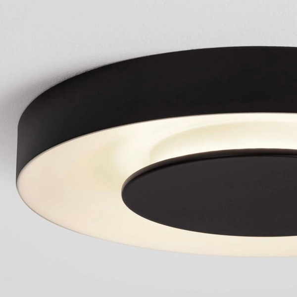 Nasufitowa okrągła lampa COLQUIRI LE44668 LED 25W 2700-4000K kuchenna czarna biała