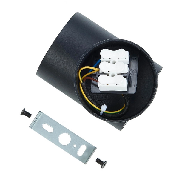 Regulowana LAMPA sufitowa SNOW LP-731/1W BK Light Prestige metalowa OPRAWA spot reflektorek tuba czarna