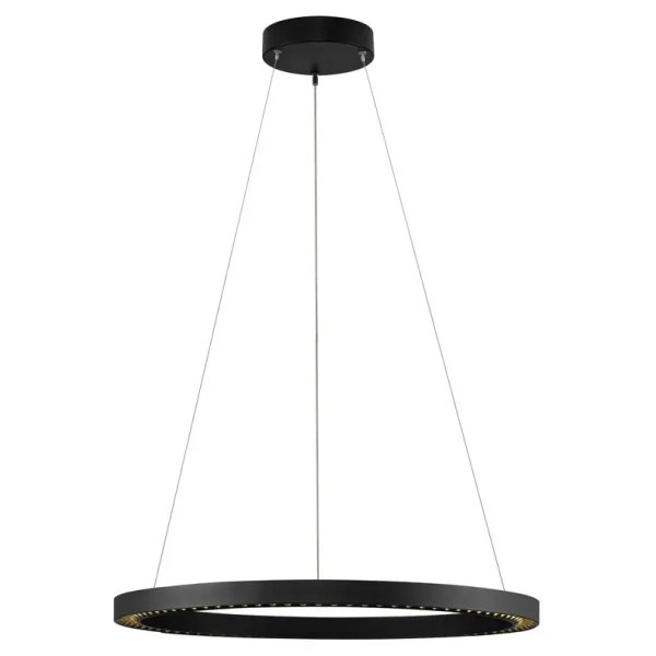 Pierścieniowa lampa wisząca TARVANA LE45408 LED 27W 3000K czarny