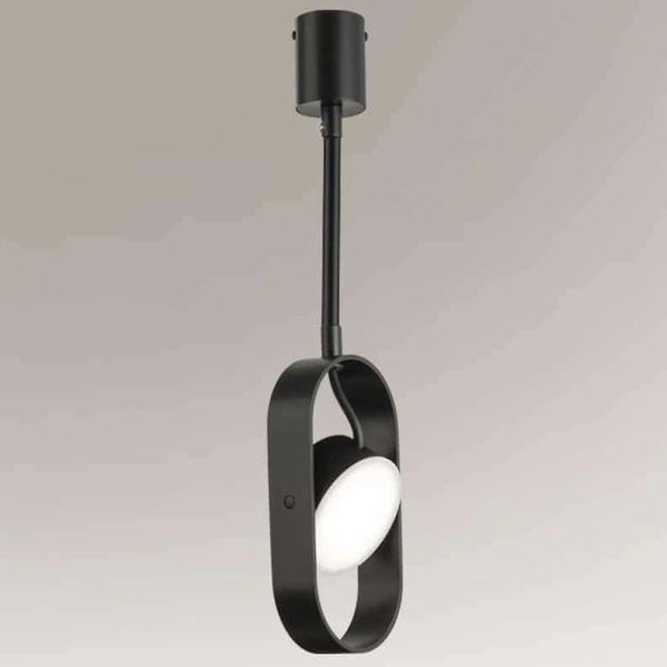 Industrialna LAMPA sufitowa FUROKU 7892 Shilo metalowa OPRAWA regulowany reflektorek LED 6W 3000K czarny