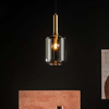 Loftowa lampa wisząca Joanet 45494/01/65 szklana do sypialni złota