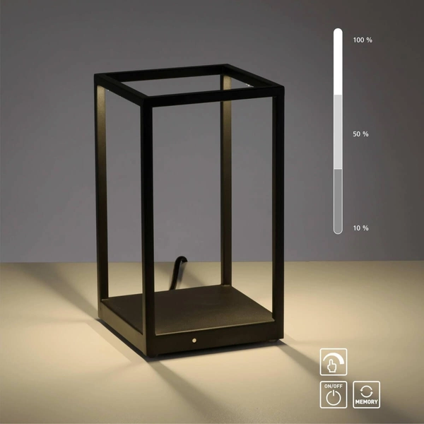 Lampka nocna CONNI 4401-18 prostokątna LED 5W 3000K czarny