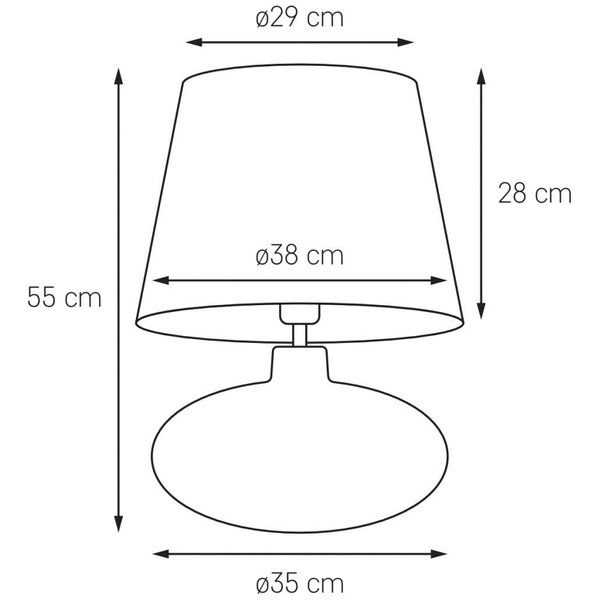 Klasyczna LAMPA stołowa SAWA VELVET 41012116 Kaspa abażurowa LAMPKA nocna do sypialni przezroczysta różowa