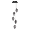 Nowoczesna sufitowa lampa VAZENDO LE45117 LED 30W 3000K czarny szary