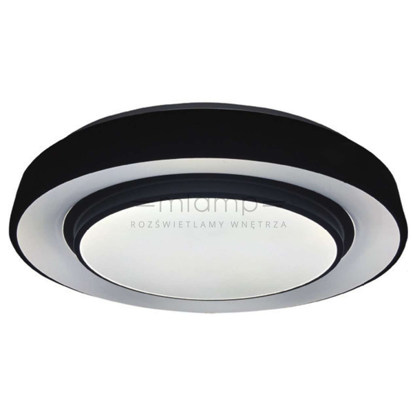 Plafon LAMPA sufitowa NAOMI ML6406 Milagro okrągła OPRAWA metalowa LED 24W 3000K - 6000K RGB gwiezdny efekt czarna
