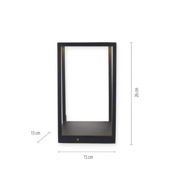 Lampka nocna CONNI 4401-18 prostokątna LED 5W 3000K czarny