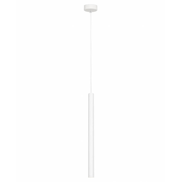 Wisząca lampa tuba Roll 11164101 Kaspa LED 4,2W 3000K nad stół biała