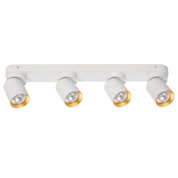 Modernistyczna lampa sufitowa ANDY ML9938  do jadalni biało złoty