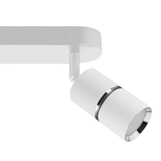 Regulowana lampa sufitowo/ścienna DIOR SPT 4261 Ideus metal chrom biała