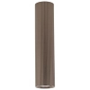 Nowoczesna sufitowa lampa Tube 11029 tuba żebrowana brązowy
