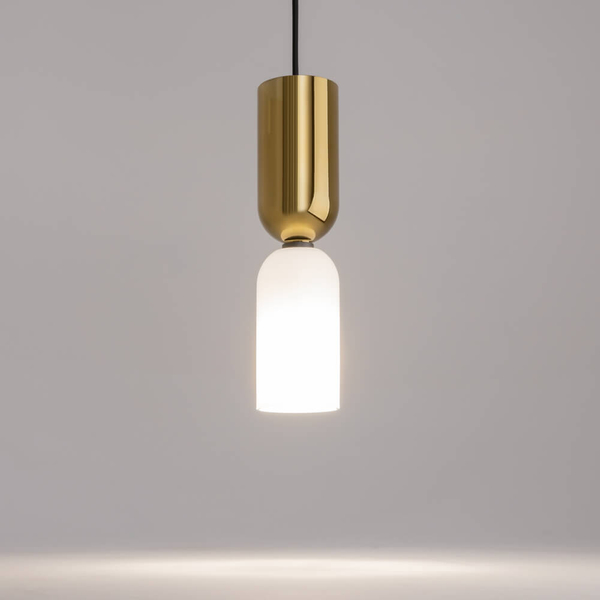 Lampa wisząca Memory MOD177PL-01G Maytoni do jadalni czarna biała złota