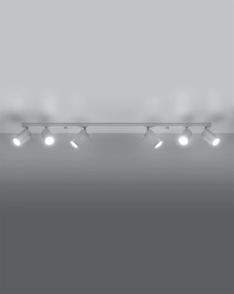 Reflektorowa lampa sufitowa Ring SL.0333 Sollux do jadalni biała